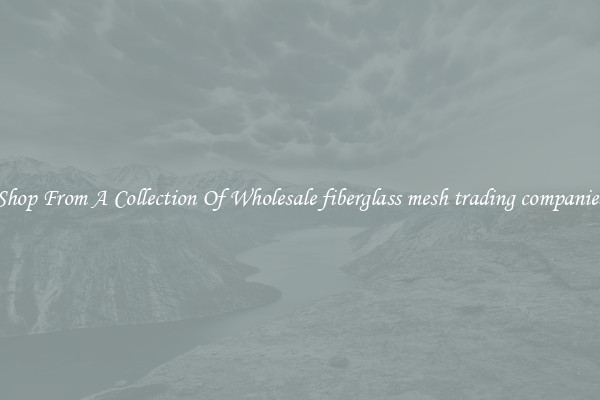 Shop From A Collection Of Wholesale fiberglass mesh trading companies