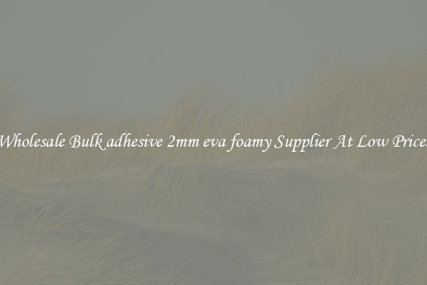 Wholesale Bulk adhesive 2mm eva foamy Supplier At Low Prices
