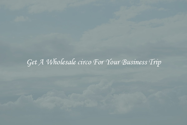 Get A Wholesale circo For Your Business Trip
