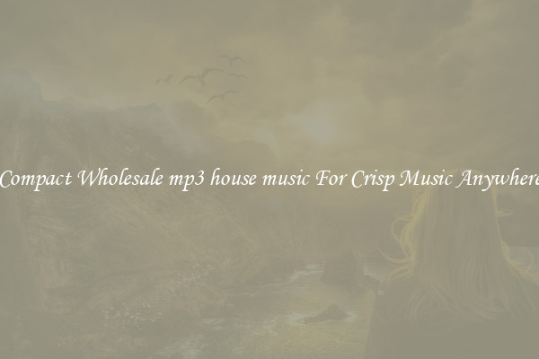 Compact Wholesale mp3 house music For Crisp Music Anywhere